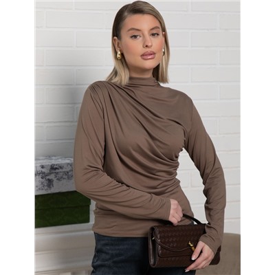 Лонгслив Тайна сердца (коричневый) Б15510-7М