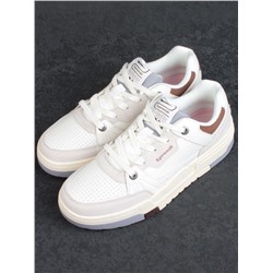 05-P232-4 GRAY/BROWN Кроссовки женские (натуральная замша, искусственная кожа)