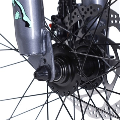 Велосипед 26" рама 17" 21sp COMIRON SAKURA голубой