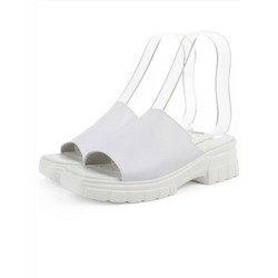 08-PEXL131-1 WHITE Босоножки женские (натуральная кожа)