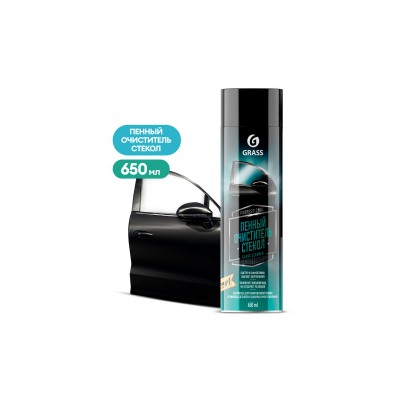 Аэрозоль Пенный очиститель стёкол Glass cleaner 650 мл