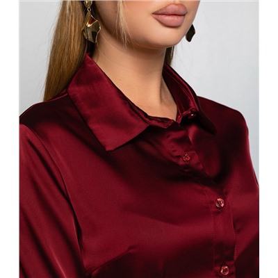 Блуза #ОКТ025022, бордовый