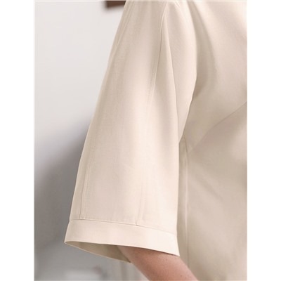 Блузка с широкими рукавами 3/4 из плотного лиоцелла