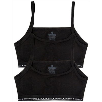 4012-02 Топ для девочки черный (BAYKAR)