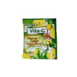 Витамин С для детей со вкусом лимона от VITA-C VITAMIN C LEMON FLAVOR 25 MG. 30 TABLETS