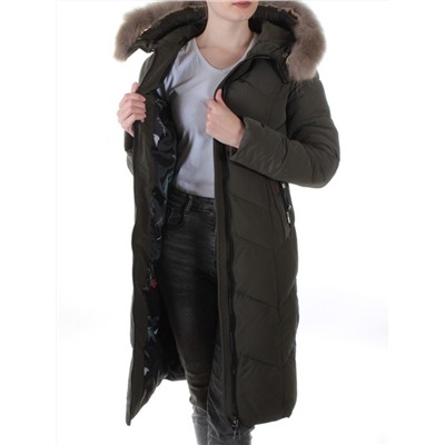 19-861 SWAMP Пальто с мехом енота Kacuci