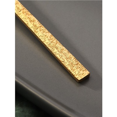 Ложка чайная Magistro «Олин GOLD», длина 16 см, на подвесе, нержавеющая сталь, золотистая