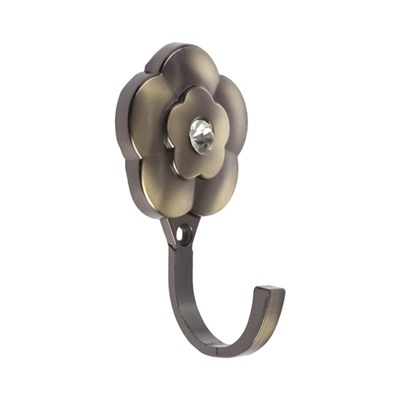 Держатель для штор однорожковый CAPPIO KC117, цвет бронза, 2 шт.