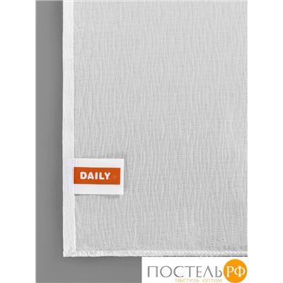 Daily by T РОКСАНА бел Тюль на шт.ленте 300х275, 1пр, плстр.