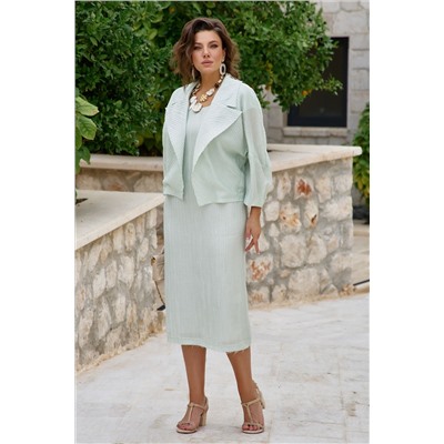 Жакет, платье Vittoria Queen 28873/1 светло-салатовый