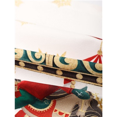 Набор салфеток сервировочных «Этель. Новогодняя ярмарка», 40×40 см - 4 шт., белые