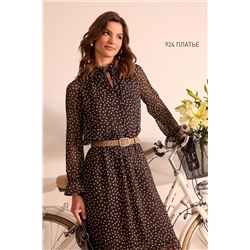 NiV NiV fashion 924 чёрный_в_белый_горошек, Платье