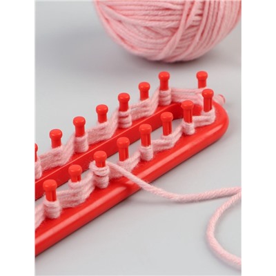 Набор для вязания «Лумы», 25/36/47/57 см, игла и крючок в комплекте, цвет разноцветный