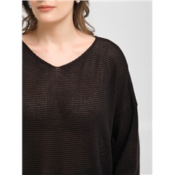 Джемпер вязаный чёрного цвета