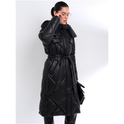 Пуховик женский черный