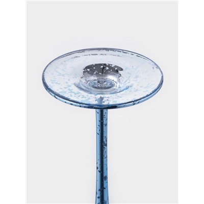 Бокал для шампанского Magistro «Мерцание», 190 мл, 7×24.5 см, стекло, синий