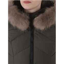 19-861 SWAMP Пальто с мехом енота Kacuci