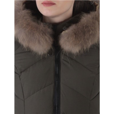 19-861 SWAMP Пальто с мехом енота Kacuci