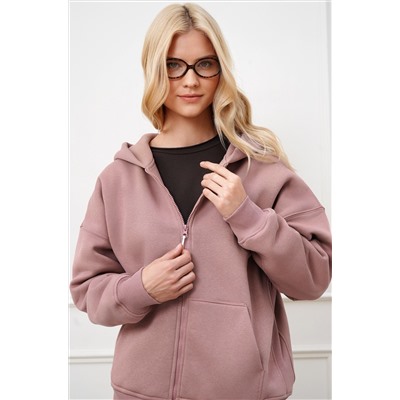 Женская толстовка из футера с начесом Happyfox