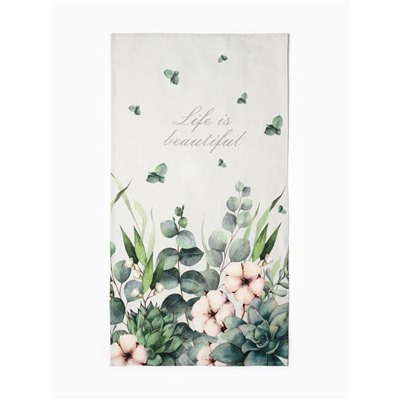 Полотенце «Этель» Eucalyptus, 40×73 см, 100% хлопок, саржа 190 г/м²