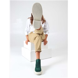 Ботинки ED'ART 308.агата'w. зеленый замша