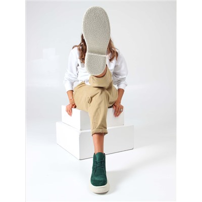 Ботинки ED'ART 308.агата'w. зеленый замша