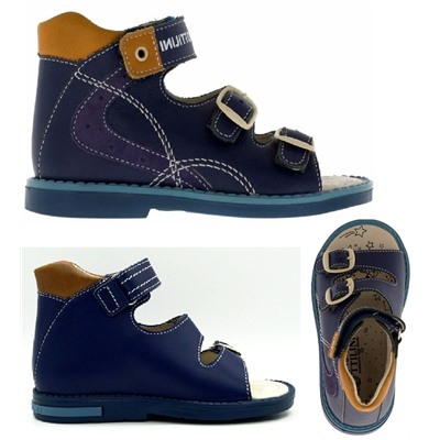 Туфли летн Bottilini 090(1) син Н.К.