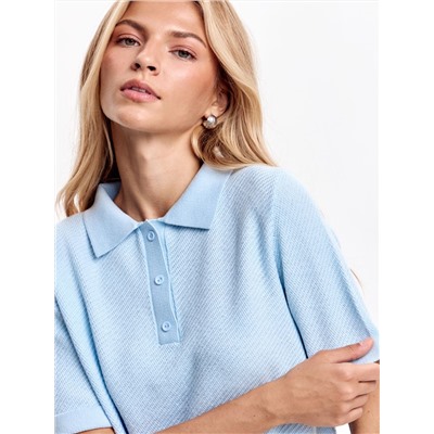 Поло SANTORINI, Голубой