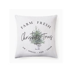 Наволочка декоративная новогодняя «Этель. Christmas trees», 40×40 (±6) см, 100% хлопок