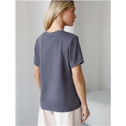 Футболка из премиального хлопка с эластаном