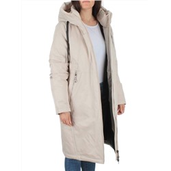 2392 LT. BEIGE Пальто зимнее женское (200 гр. холлофайбер)