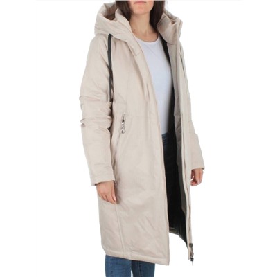 2392 LT. BEIGE Пальто зимнее женское (200 гр. холлофайбер)