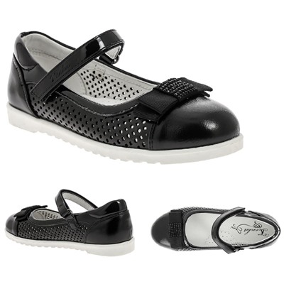 Туфли перф Kenka 8251-12 black ( 1,5)