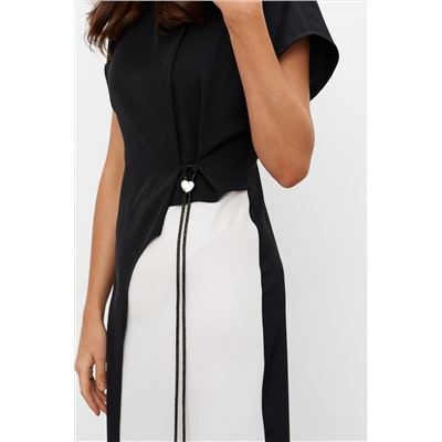 Платье KaVaRi 1134 черно-белый