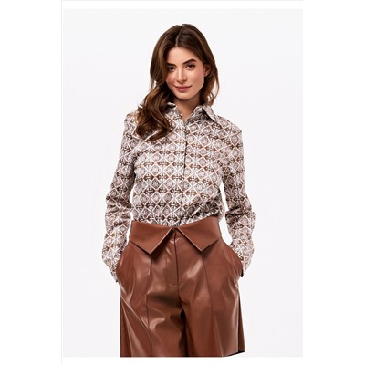 Рубашка KaVaRi 4004 беж_узор