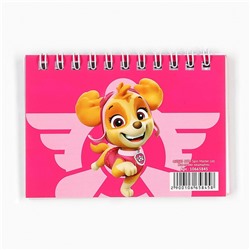 Блокнот А7, 28 л., набор 4 шт., «Щенячий патруль»