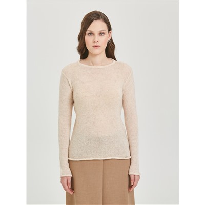 Джемпер вязаный с длинными рукавами