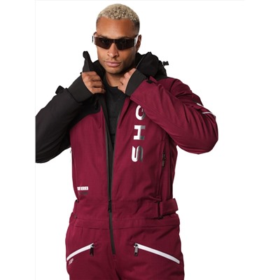 Комбинезон A-89033 Темно-бордовый