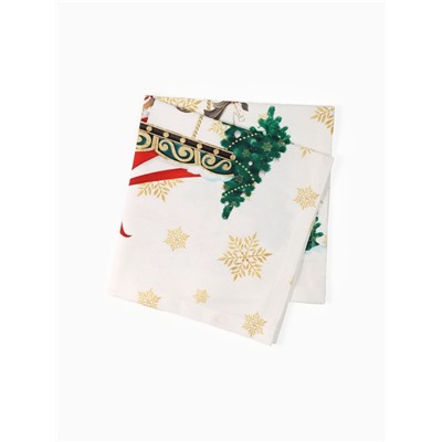 Набор салфеток сервировочных «Этель. Новогодняя ярмарка», 40×40 см - 4 шт., белые