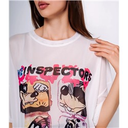 Футболка #КТ109, белый