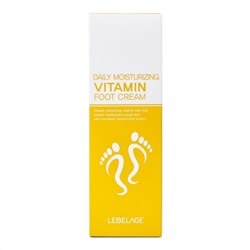 Lebelage Увлажняющий крем для ног с витаминами / Daily Moisturizing Vitamin Foot, 100 мл