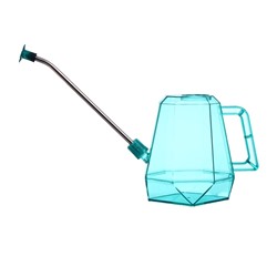 Лейка с длинным носиком, 1.5 л, с рассеивателем, голубая, Greengo