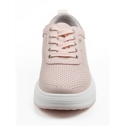 03-YH324-4 PINK Полуботинки летние женские (натуральная кожа)