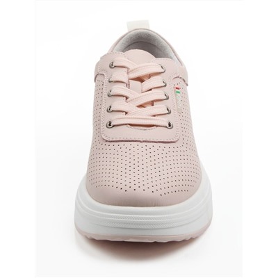 03-YH324-4 PINK Полуботинки летние женские (натуральная кожа)