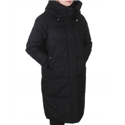 H24-620 BLACK Куртка зимняя женская (200 гр. холлофайбер)