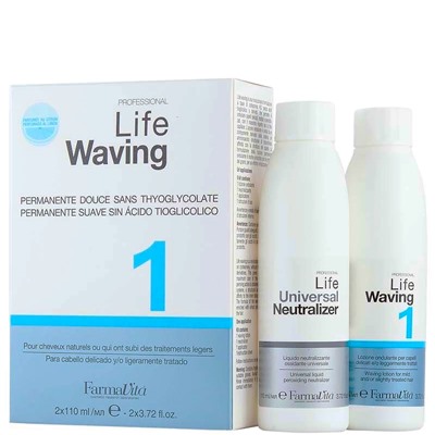 Farmavita Life Waving 1 Био-завивка с запахом цитруса для нормальных волос