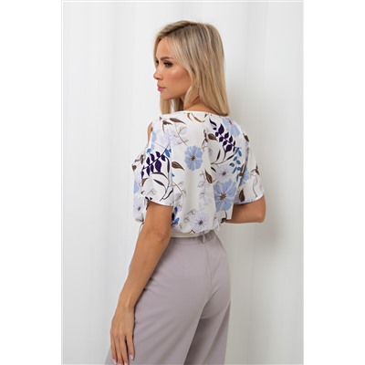 Брюки однотонные с карманами Франческа №4