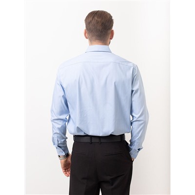006J Мужская рубашка JenTa голубой
