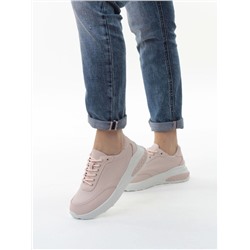 03-YH262-2 PINK Кроссовки женские (натуральная кожа)