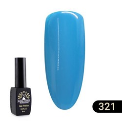 Гель лак Global Fashion BLACK ELITE 321, 8 мл
